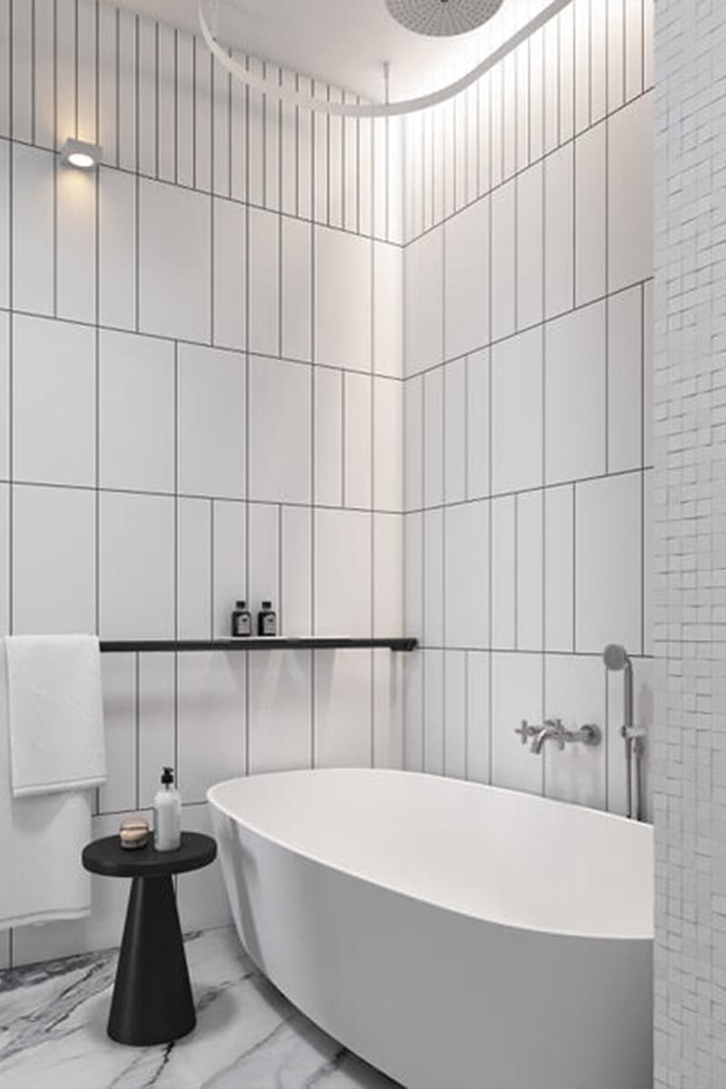 Интерьер семейной квартиры с необычными сценариями движения – проект бюро Snegiri Architects