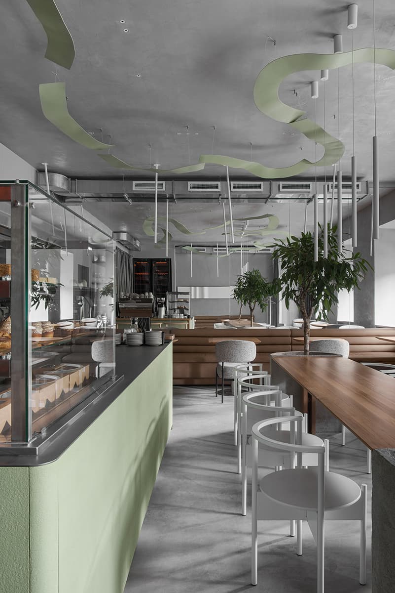 Лаконичный интерьер кондитерской, пронизанный атмосферой Санкт-Петербурга – проект QUADRUM Studio