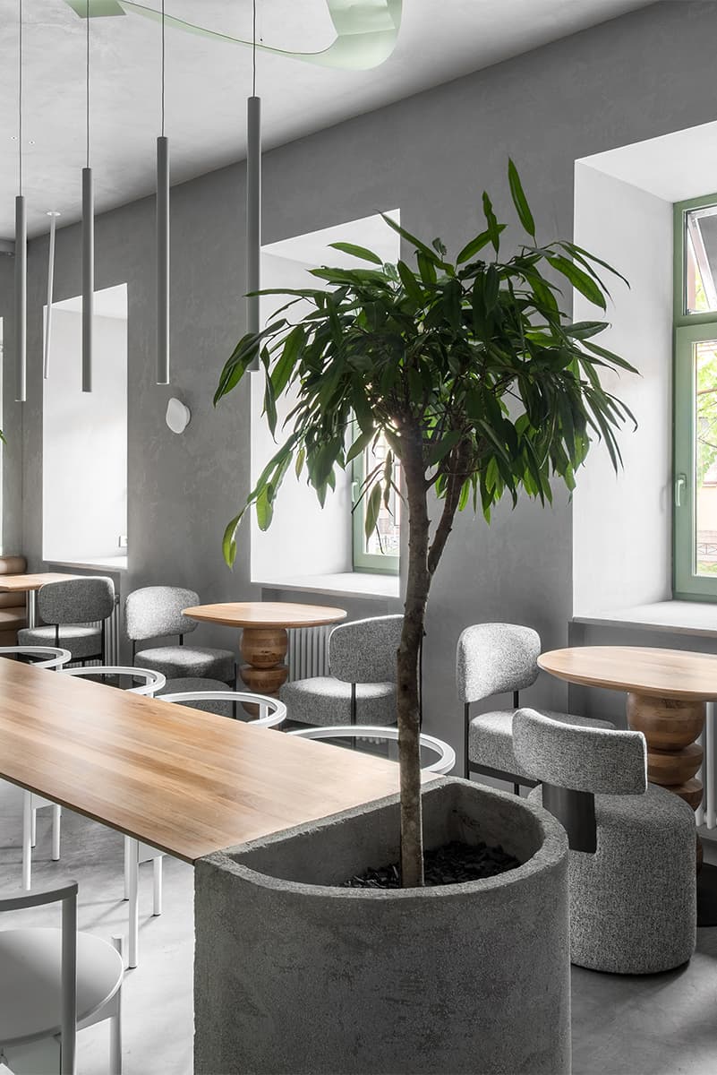 Лаконичный интерьер кондитерской, пронизанный атмосферой Санкт-Петербурга – проект QUADRUM Studio