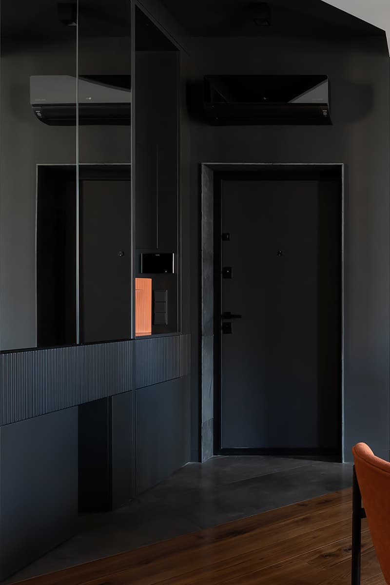 Найти пятый угол: интерьер квартиры с диагональными стенами и нелинейной планировкой – проект Ольги Божьевой