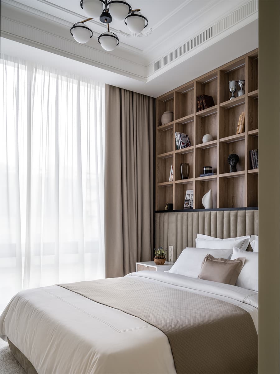 Интерьер квартиры для отдыха в классическом стиле – проект Дарьи Сабитовой