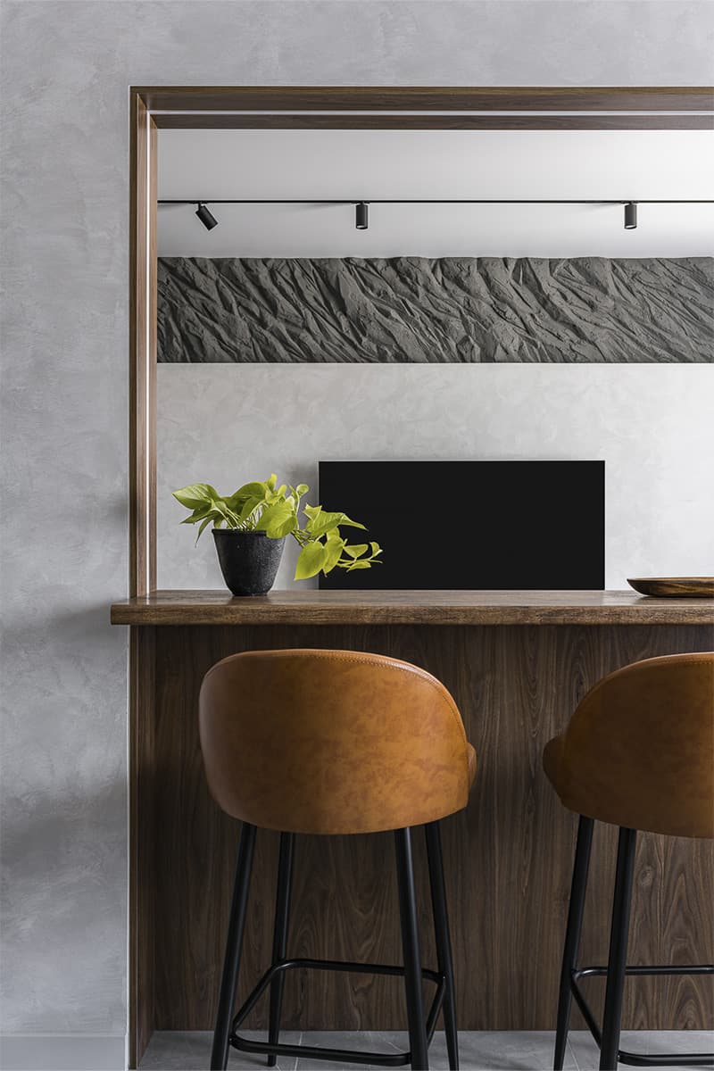 Брутальный интерьер квартиры для молодого человека из Челябинска – проект Ольги Лебедевой