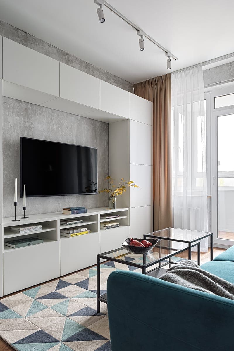 Современный интерьер для молодого человека из Петербурга – проект Анастасии Заркуа