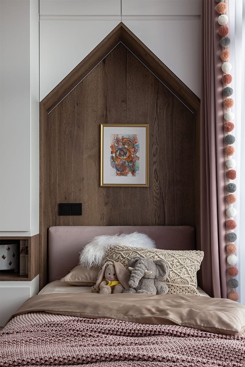 Нежный интерьер для семьи с двумя дочками – проект Ольги Ромашко