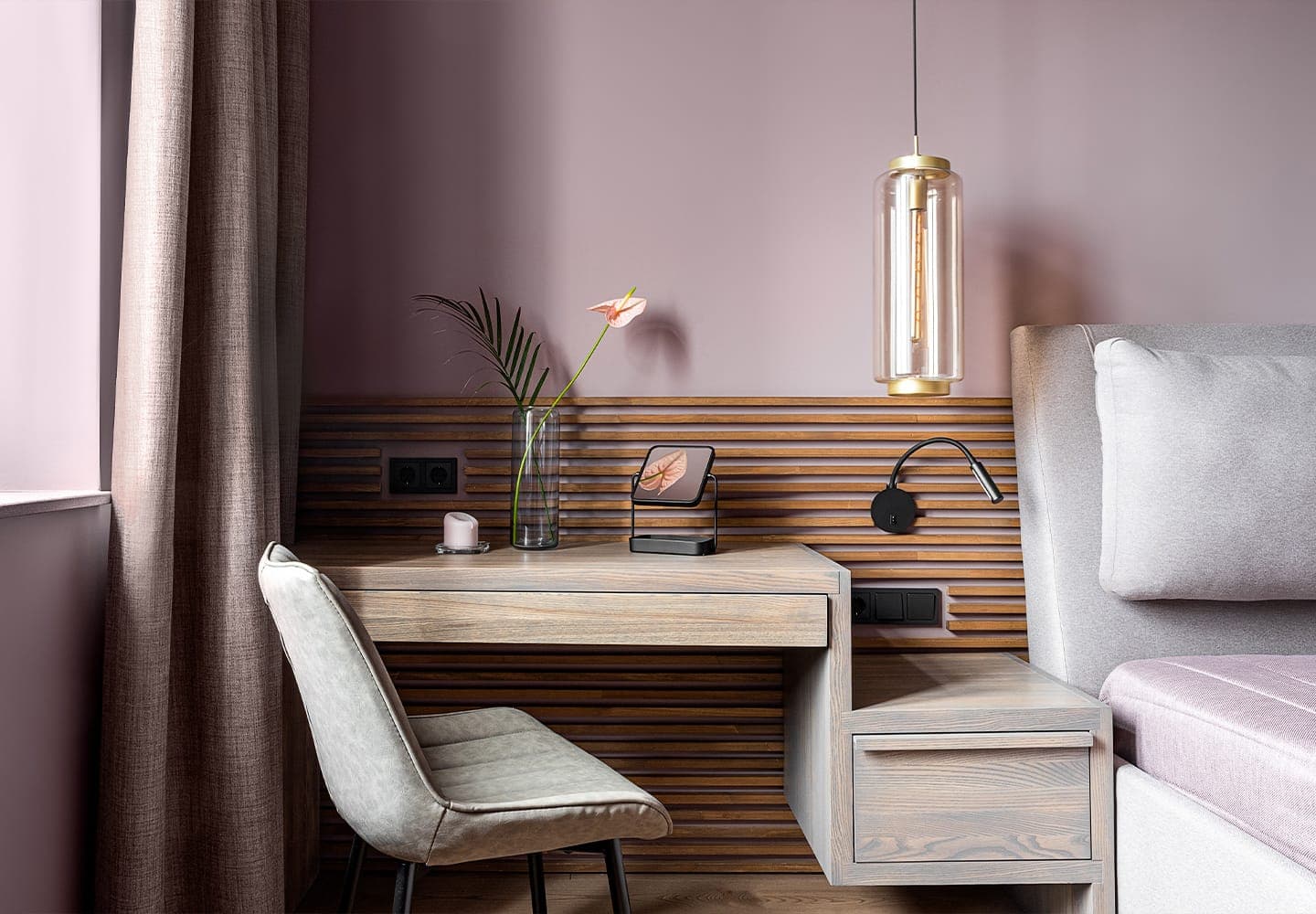 Продуманный интерьер с ярким характером для мамы с дочкой – проект Дарьи Калюжа