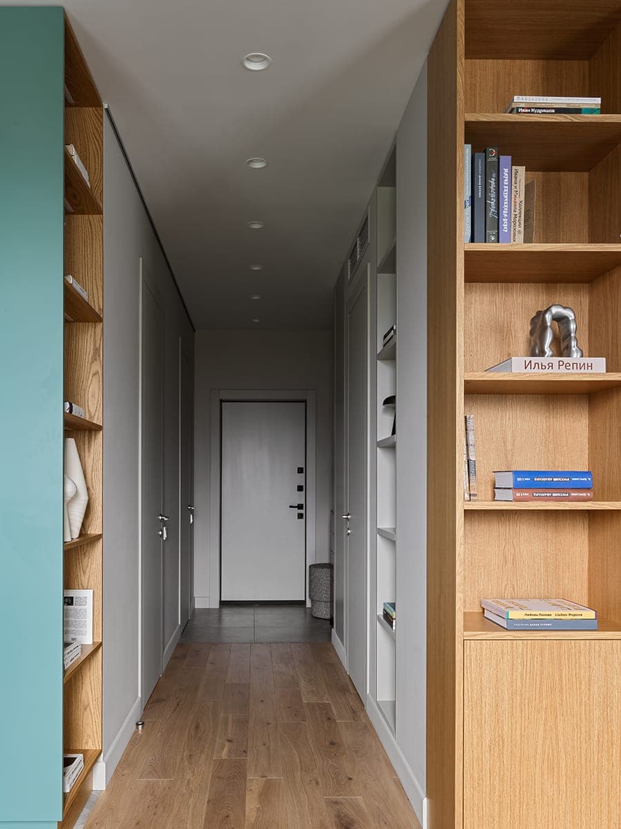 Сочный интерьер, вдохновленный красками летнего леса — проект архитектурного бюро Ксении Мезенцевой и дизайнера Юлии Красавцевой