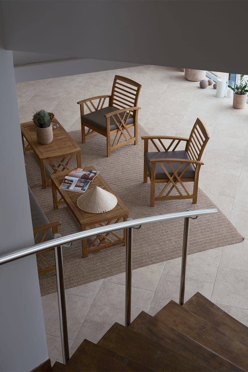 Природные оттенки и этнический декор в интерьере банного комплекса — проект Дмитрия Симонова