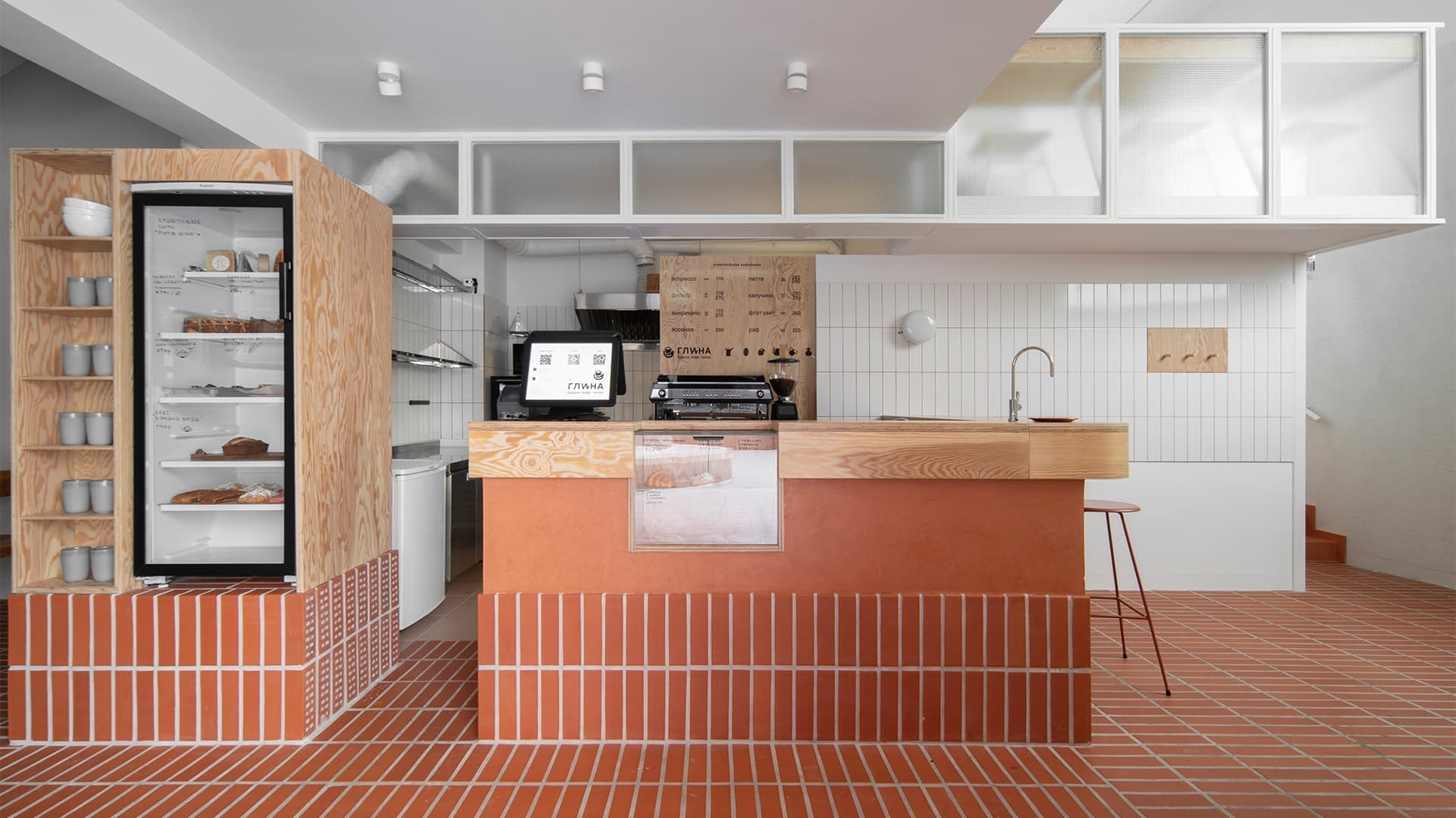 Экспериментальный интерьер московской кофейни — проект архитектурной студии a m o r