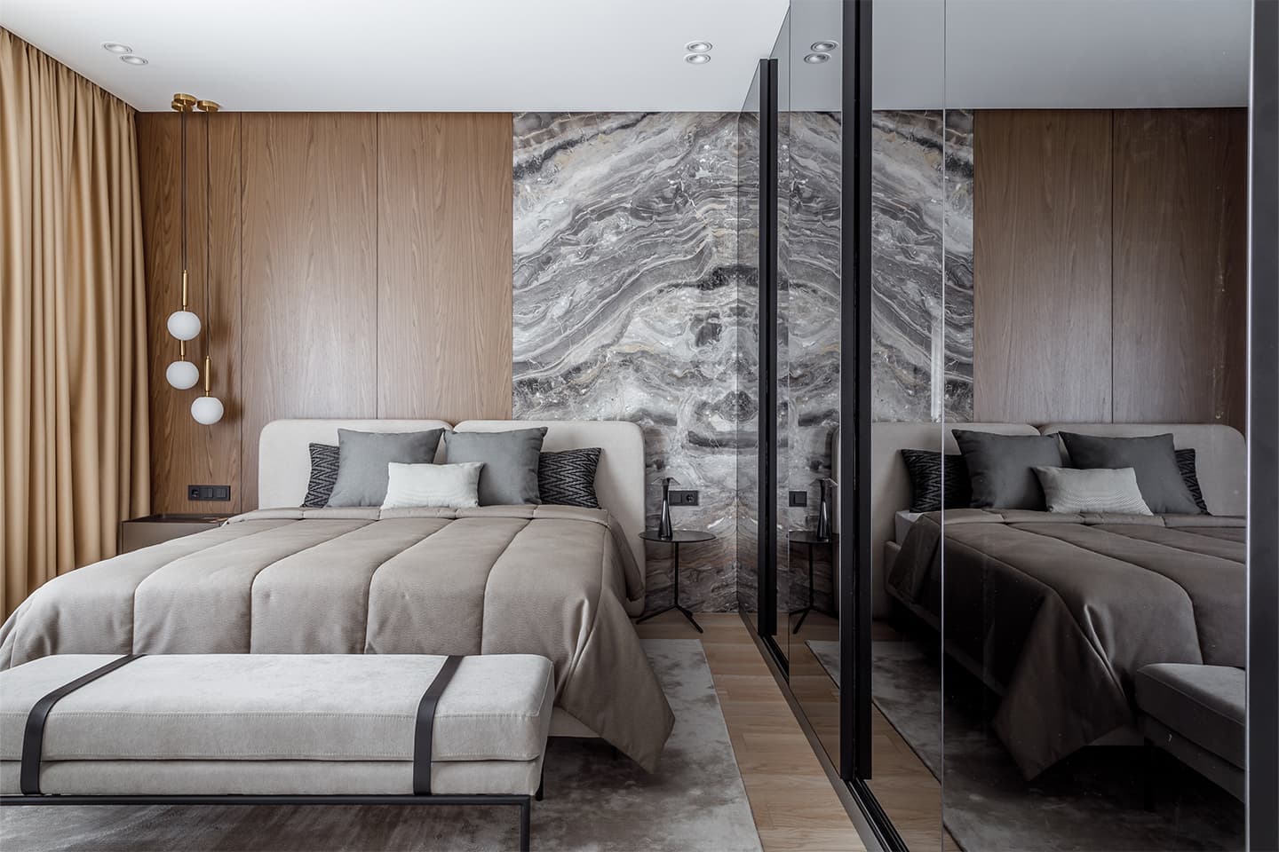 Умиротворенный интерьер дома с двумя спальнями – проект Ольги Омельченко