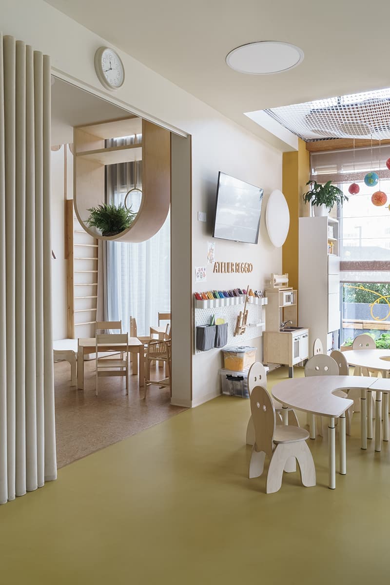 Экологичный интерьер детского клуба в Екатеринбурге — проект дизайн-бюро Zavod11