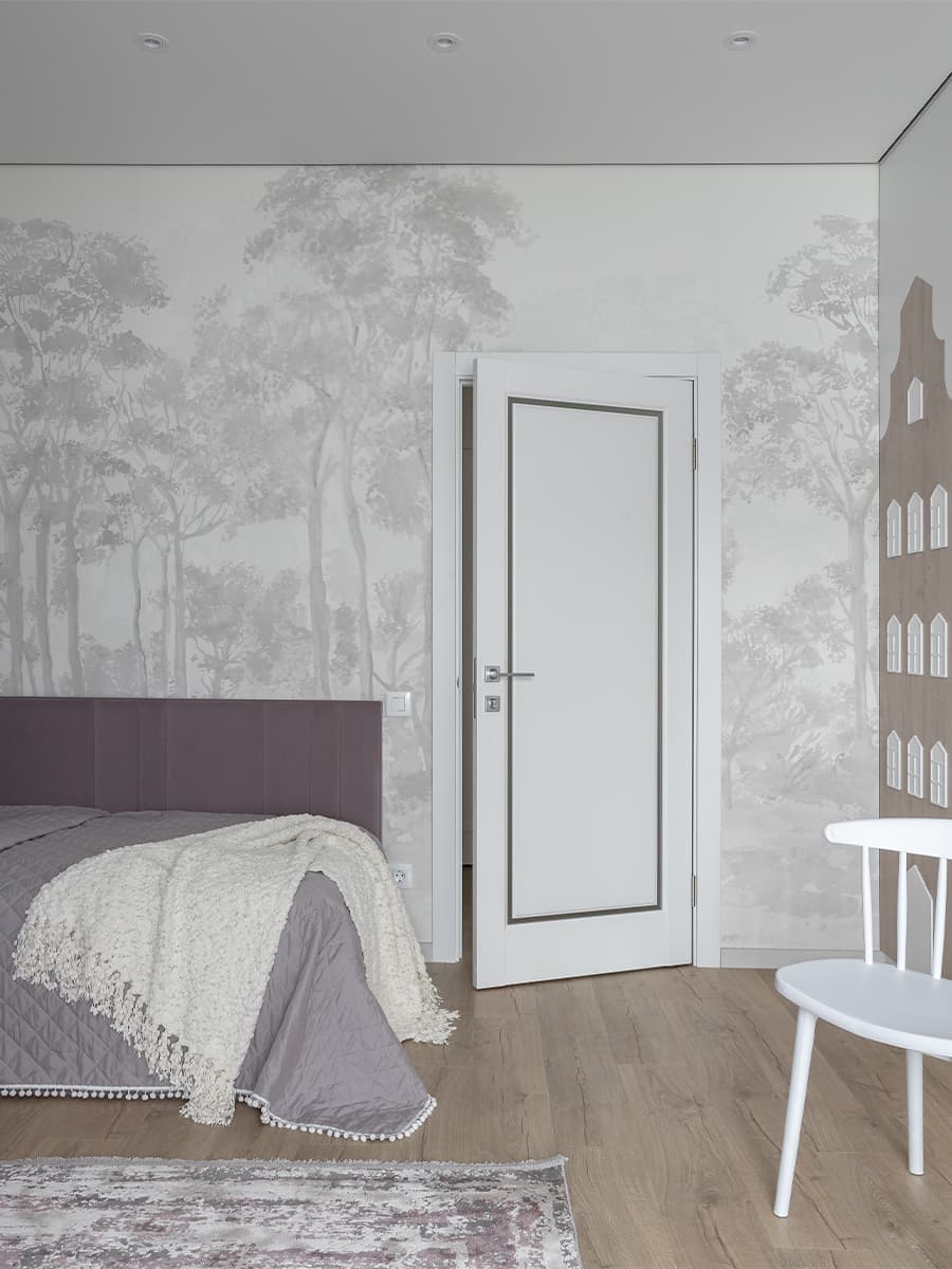 Интерьер семейной квартиры со сказочной детской спальней — проект Дарьи Исаевой