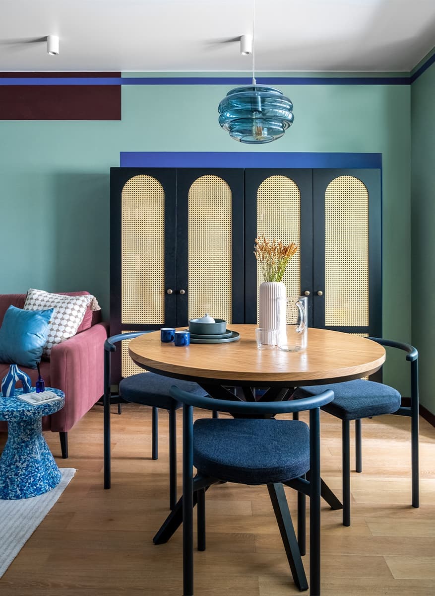 Яркий интерьер квартиры для семьи искусствоведа — проект Дарьи Власовой