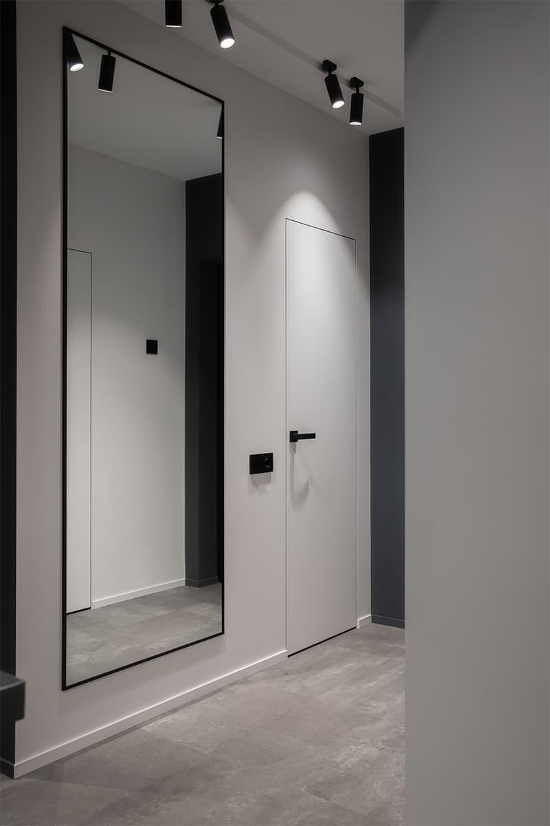 Монохромные тона в интерьере квартиры площадью 48 квадратных метров — проект Алены Жаворонковой