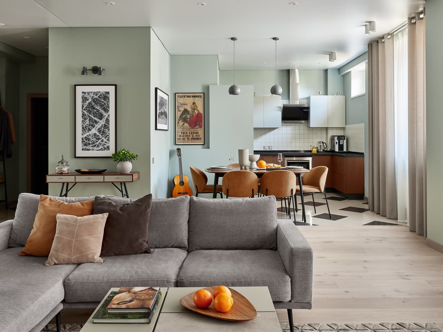 Гармония в лаконичности: интерьер квартиры для путешественника — проект Дмитрия Шумидуба и Ксении Рудневой