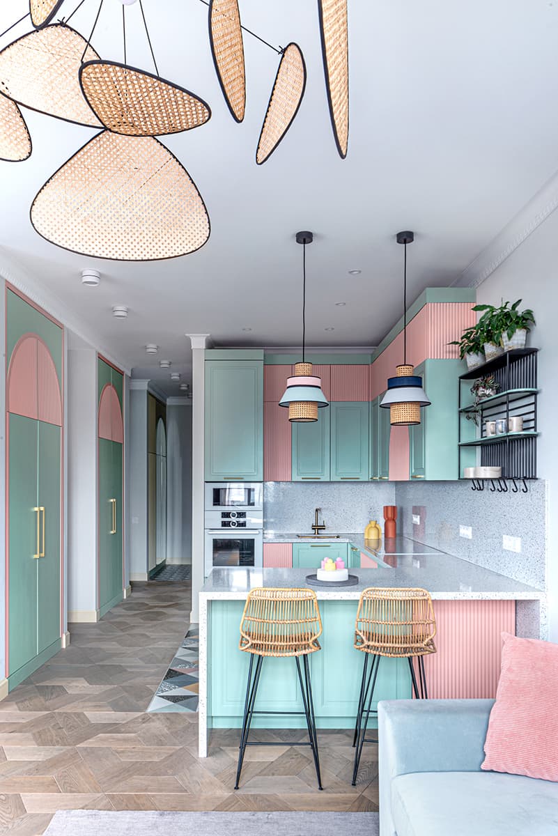 Праздничный интерьер в конфетных тонах — проект Оксаны Олейник