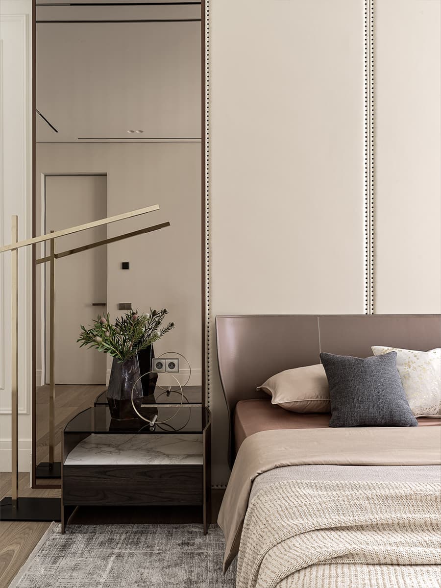 Премиальные материалы и умное зонирование в интерьере квартиры на 64-м этаже небоскреба — проект Анастасии Дэйви и Натальи Шибановой