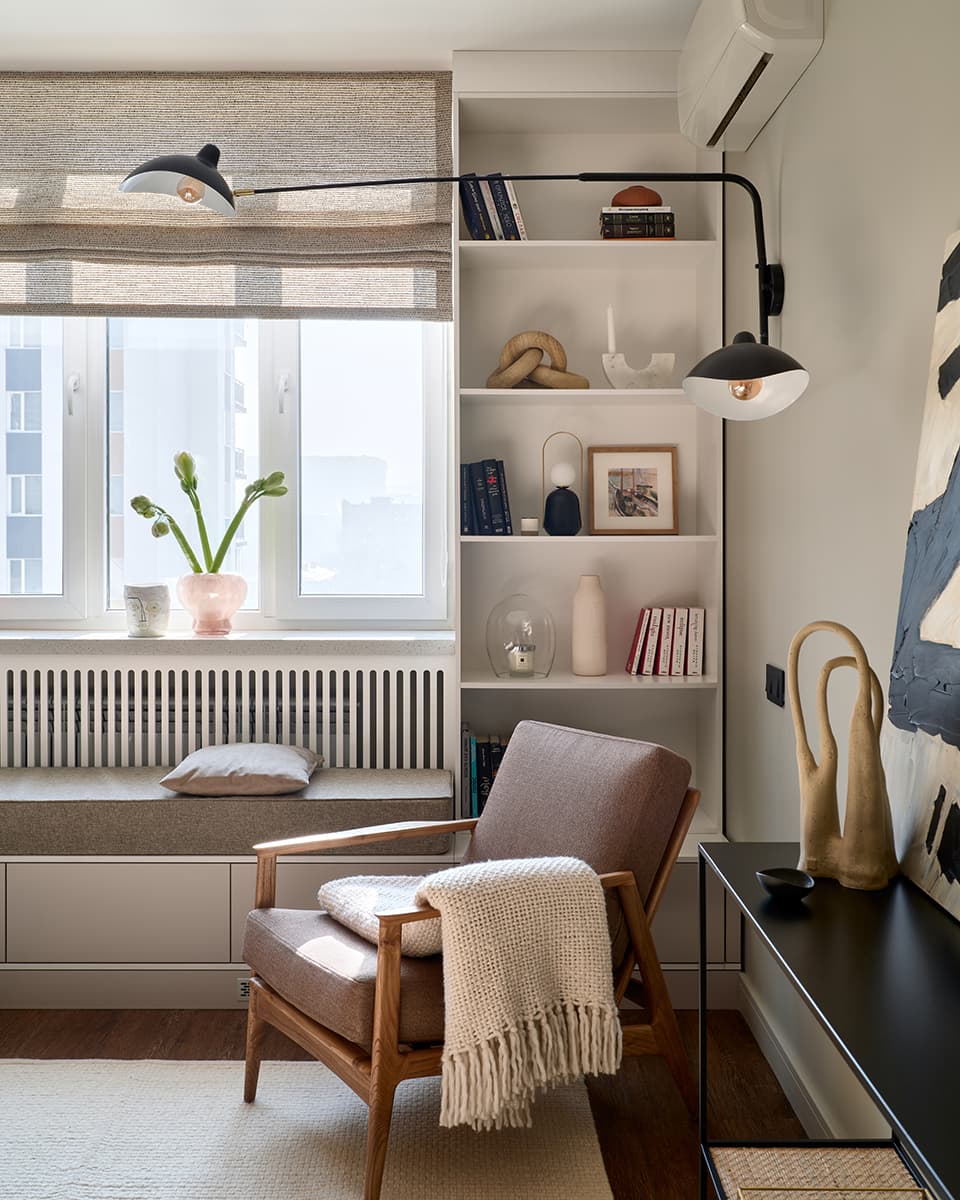 Красочный и воздушный интерьер квартиры в Алматы — проект Фариза Мамедова