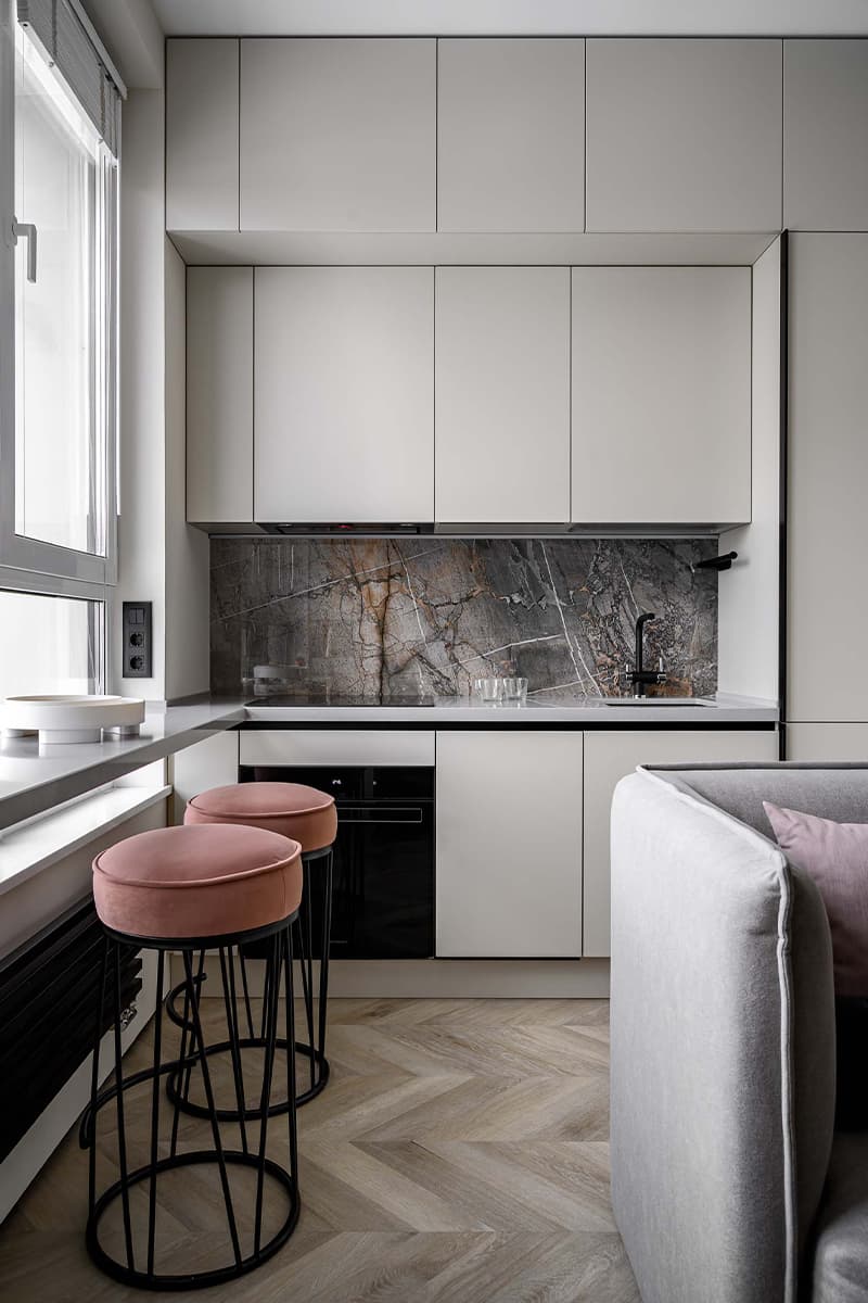 Лаконичный интерьер с нескучными деталями и выверенными пропорциями — проект Ирины Ващенко