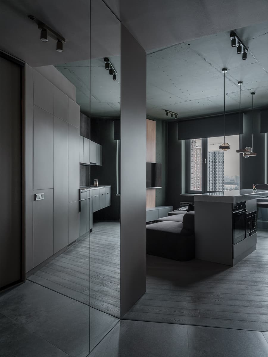 Аскетичный интерьер квартиры, вдохновленный корейской культурой — проект студии Kovalev & Partners
