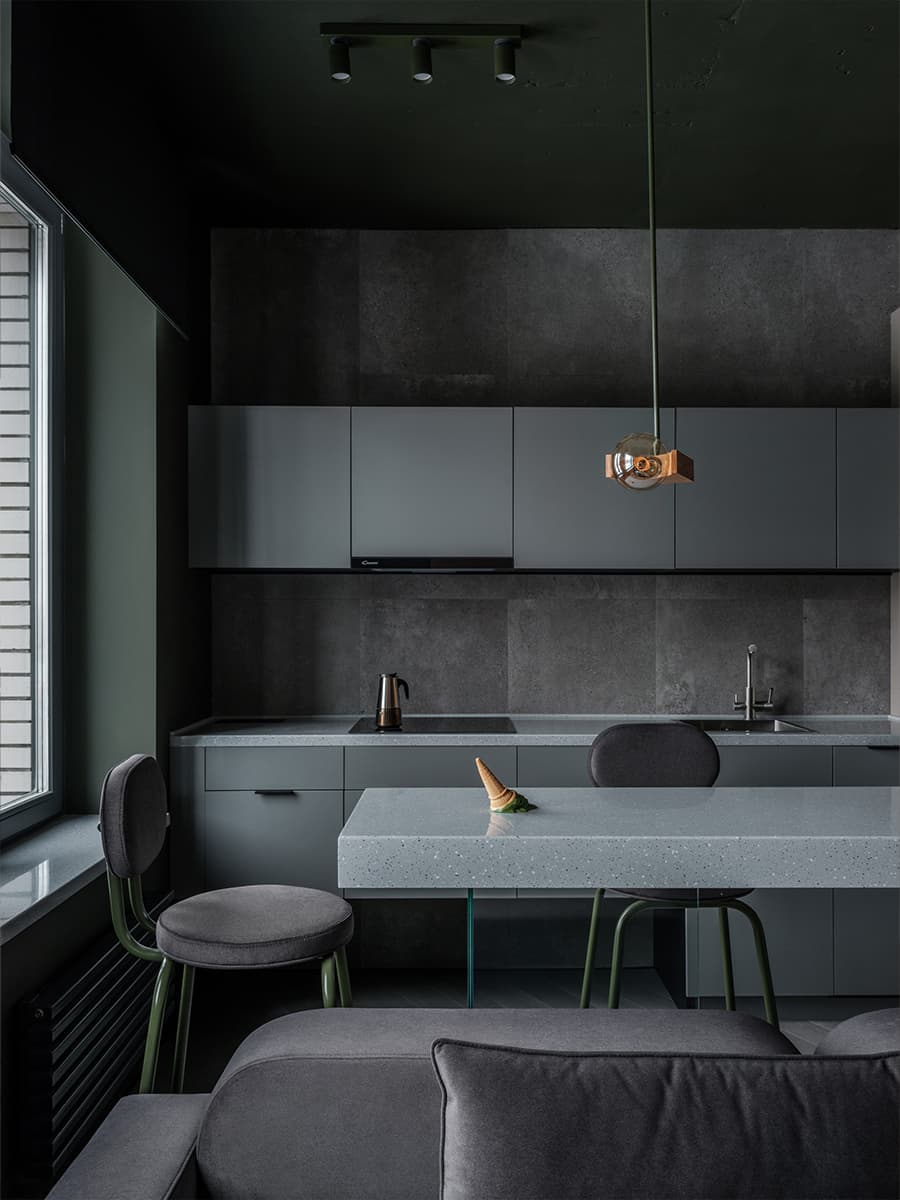 Аскетичный интерьер квартиры, вдохновленный корейской культурой — проект студии Kovalev & Partners