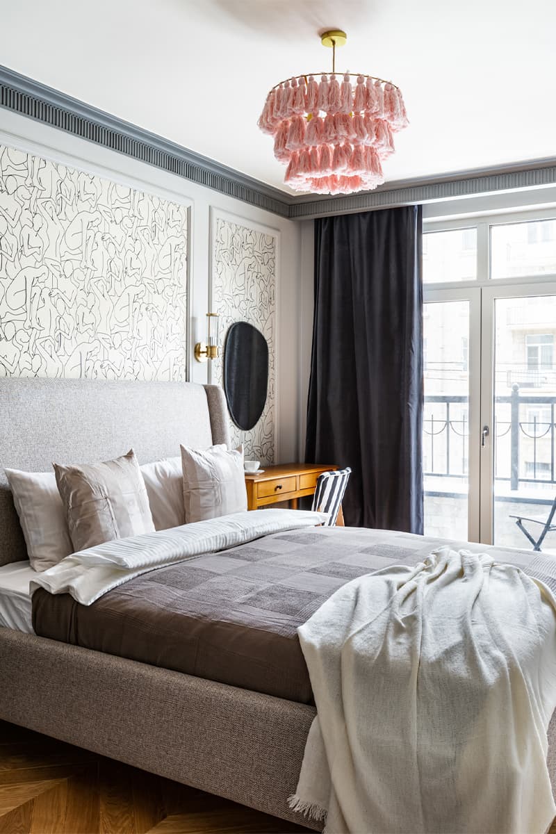 Воздушный интерьер небольшой квартиры для сдачи в аренду — проект Елены Зингер