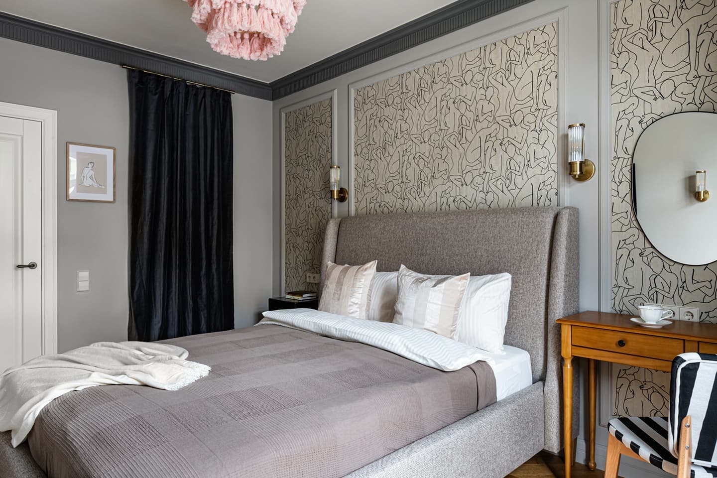 Воздушный интерьер небольшой квартиры для сдачи в аренду — проект Елены Зингер