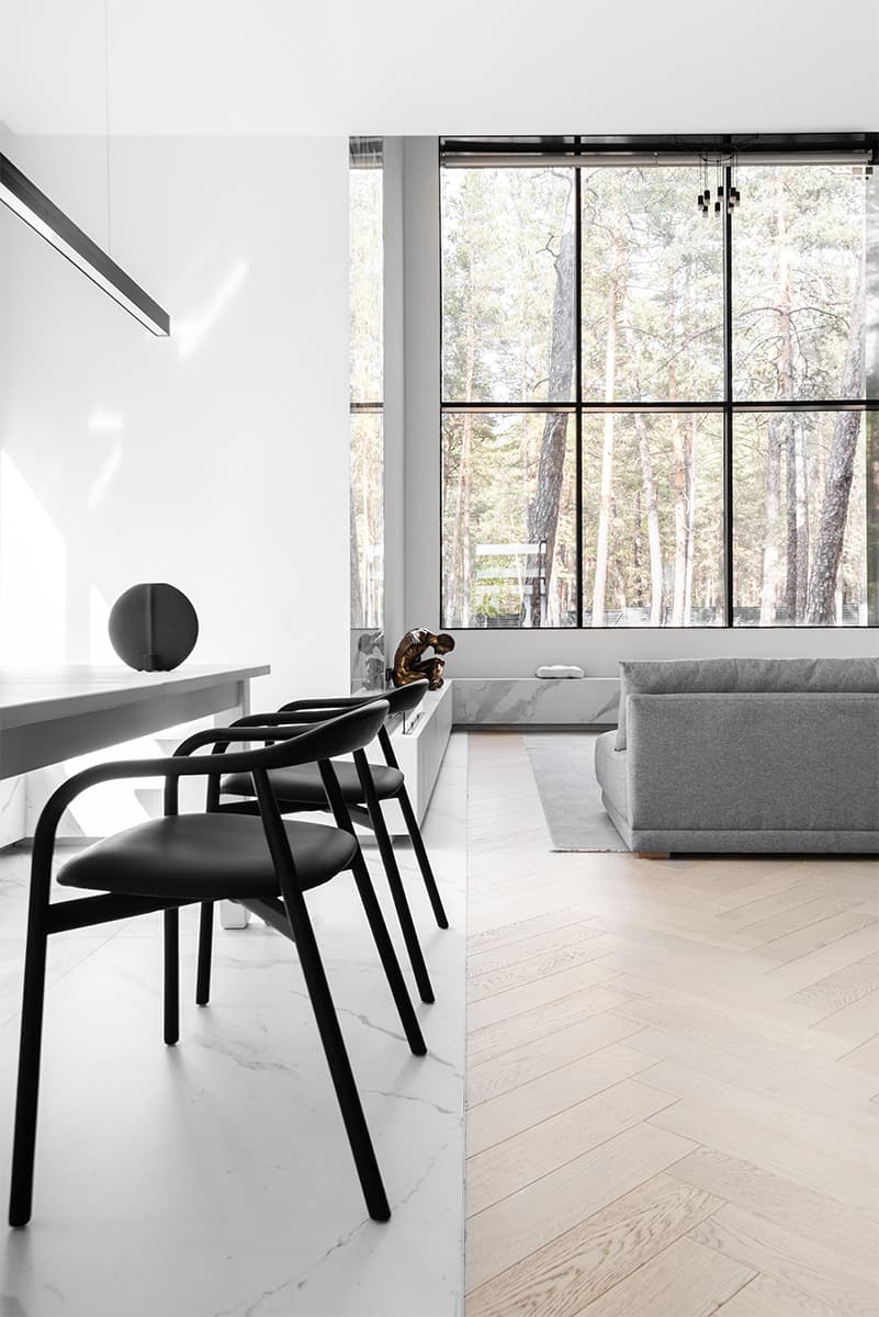 Медитативный интерьер загородного дома в Казахстане — проект студии архитектурного дизайна и интерьера «Kvadrat architects»