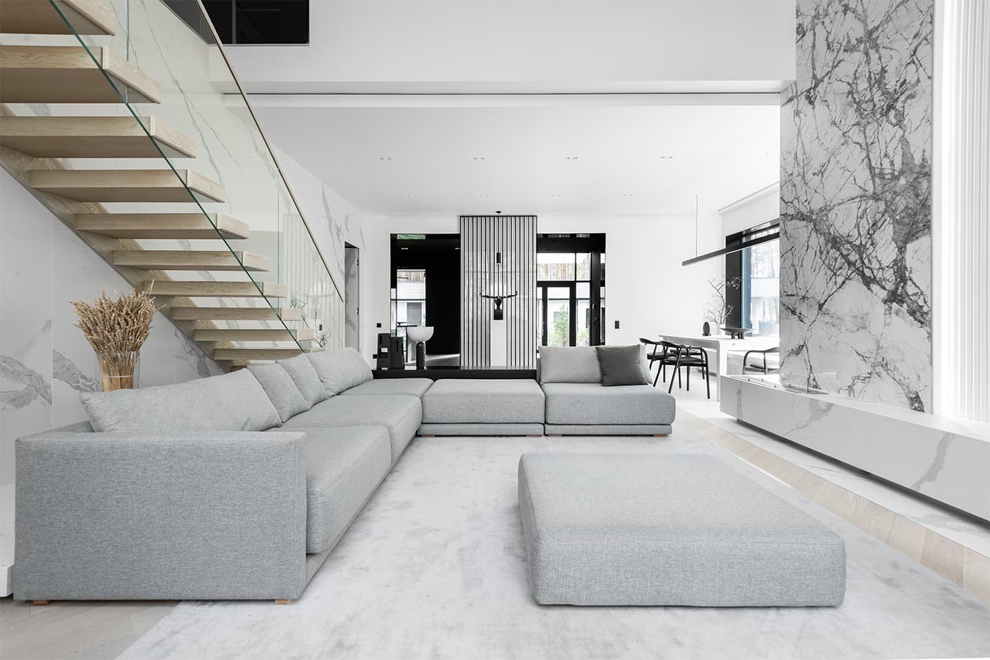 Медитативный интерьер загородного дома в Казахстане — проект студии архитектурного дизайна и интерьера «Kvadrat architects»