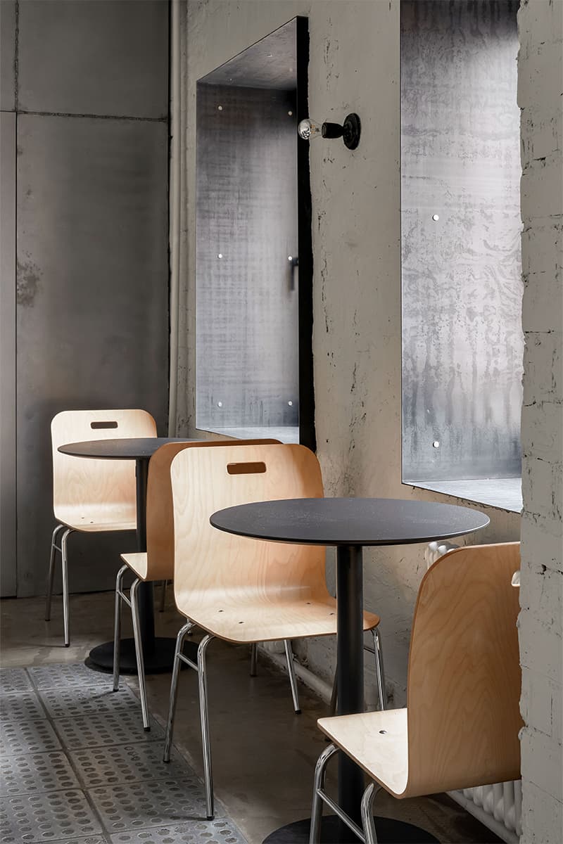 Чувственный интерьер кофейни в брутальной эстетике — проект студии Kidz