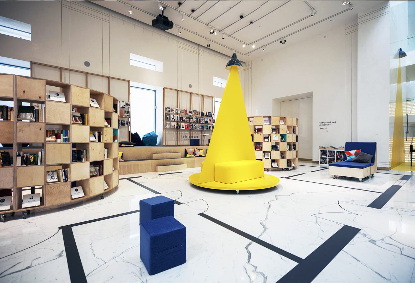 Pop-up библиотека ВСЕ СВОИ в «Ленинград-центре» Фото: KIDZ