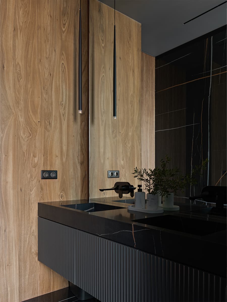 Сдержанный интерьер квартиры в башне Москва-Сити — проект студии ArtD