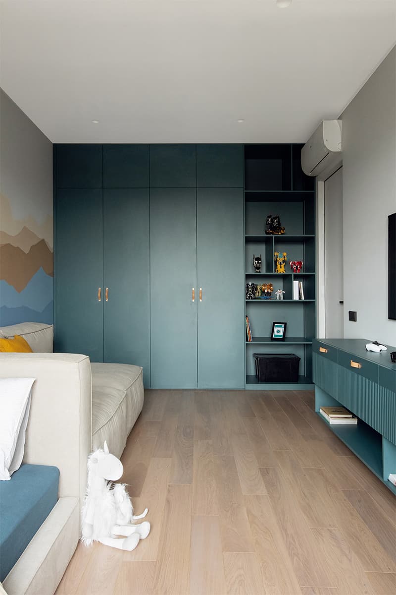 Интерьер с характером: пять разных по настроению зон в семейной квартире — проект студии дизайна интерьеров Nesestry