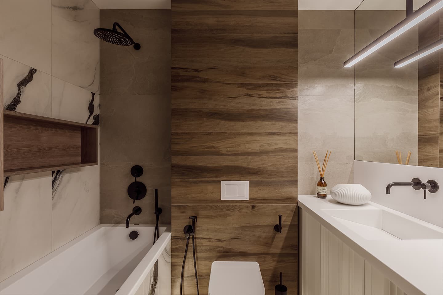 Классические элементы в интерьере элегантной квартиры для семьи с двумя сыновьями — проект Оксаны Пирко и Дарьи Гончаровой