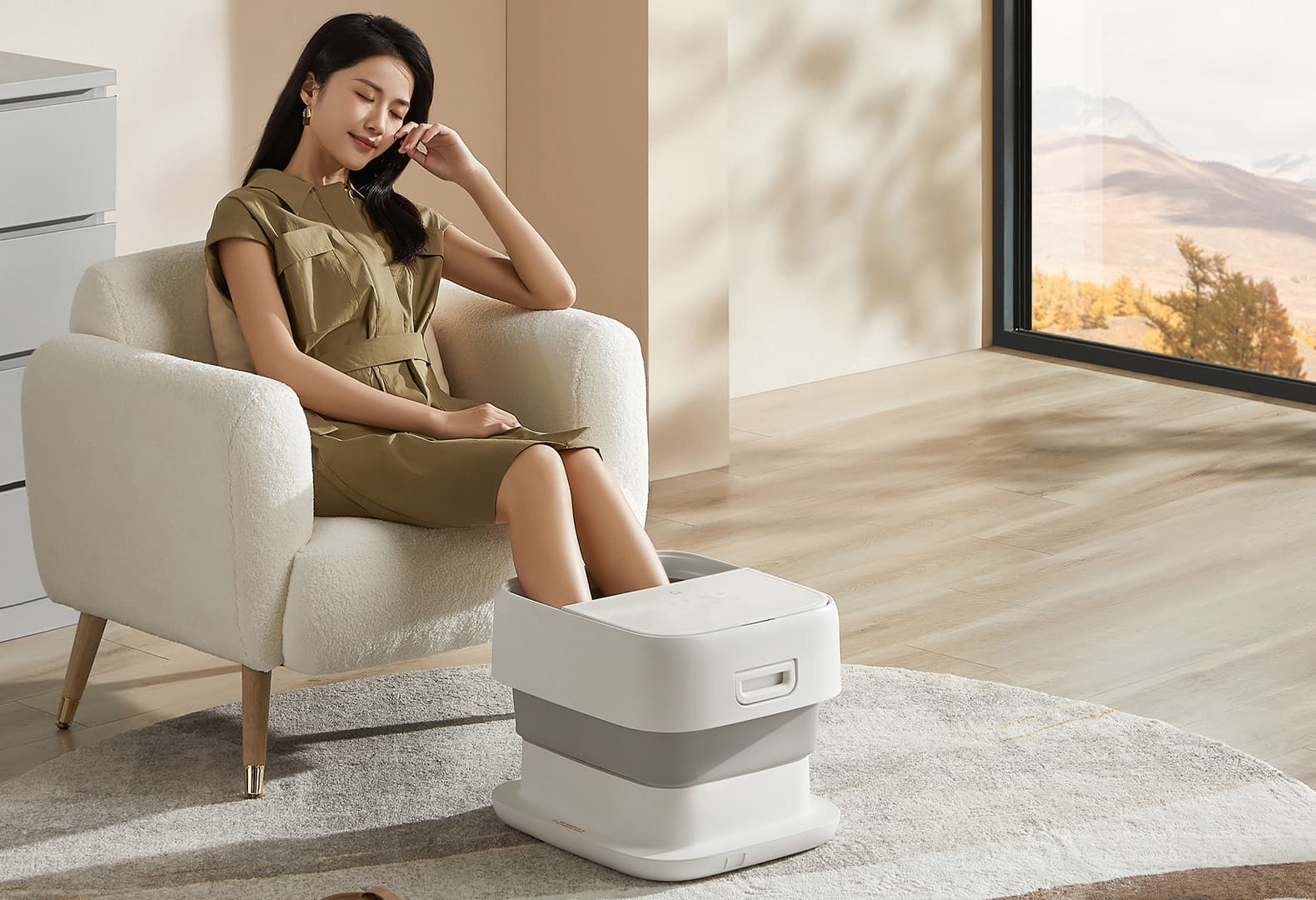 Массажер для ног Mi Smart Collapsible Foot Spa Massager, Fo Shan Xing Man Information Technology Co., Ltd