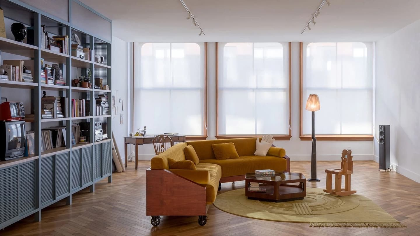 Уютный интерьер жилой арт-резиденции в Бруклине — проект Future Projects