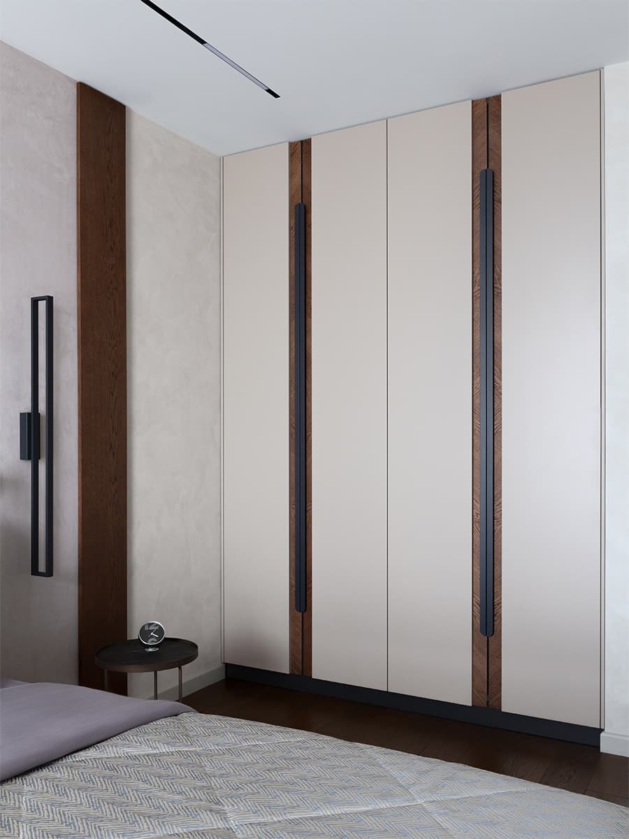 Гармоничный интерьер просторной квартиры в теплой цветовой гамме — проект Ольги Писарьковой