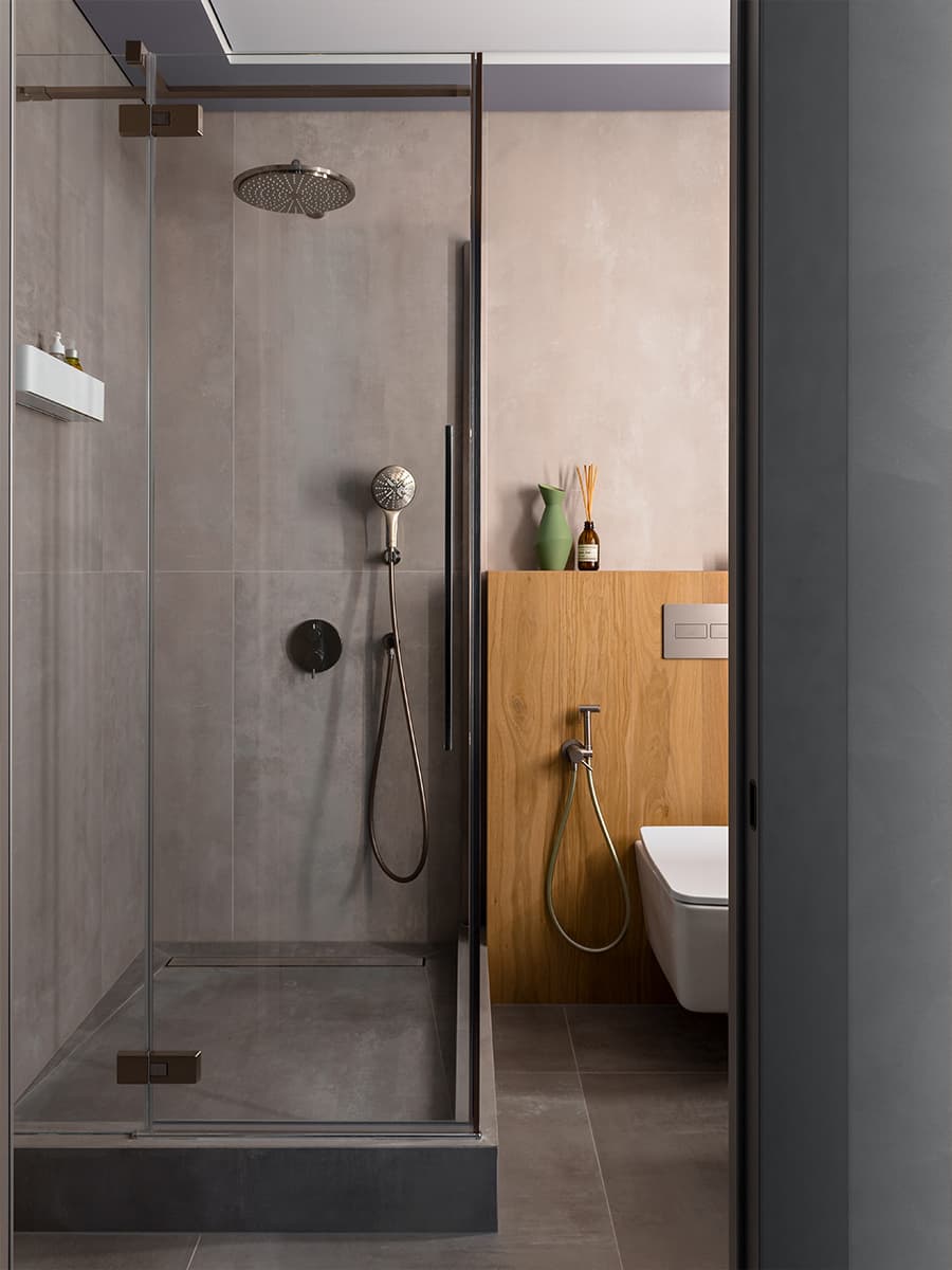 Гармоничный интерьер просторной квартиры в теплой цветовой гамме — проект Ольги Писарьковой