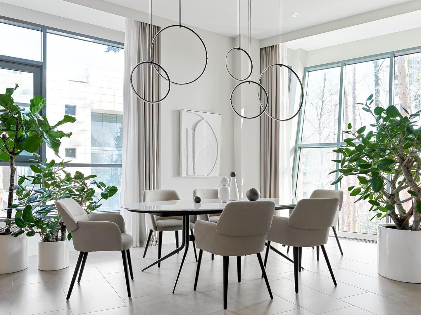 Элегантный интерьер просторной квартиры для мамы с дочкой — проект Екатерины Федоровской